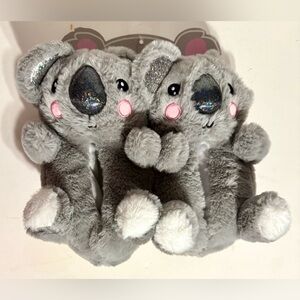 Cozy kids by Inmocean Accessories Gray Koala Plush Slippers Sz:L/XL (2/5)